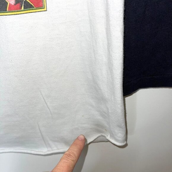 Van Halen 1981 World Tour Rock Concert T Shirt Size Large Vintage Raglan Sleeve - Picture 12 of 13